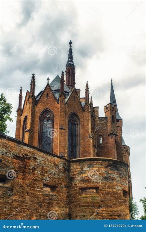 Castelo Na Floresta Negra Alemanha De Hohenzollern Foto De Stock