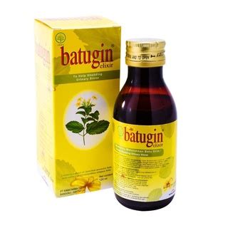 Jual Batugin Elixir Sirup Obat Batu Ginjal 120ml Shopee Indonesia