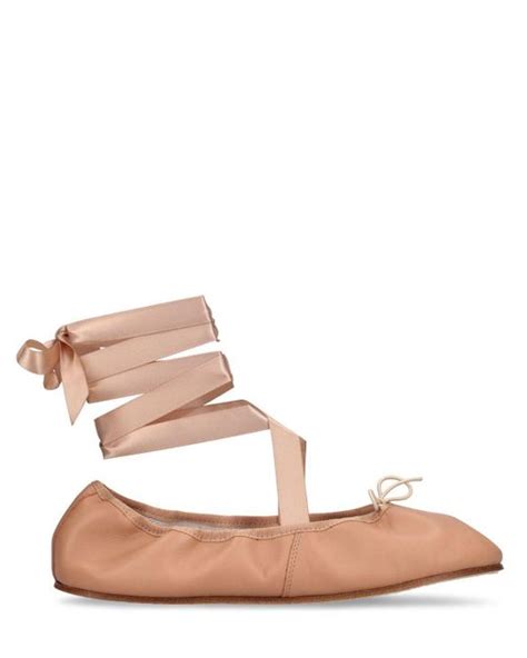 Repetto Mm Sophia Leather Ballerinas In Pink Lyst