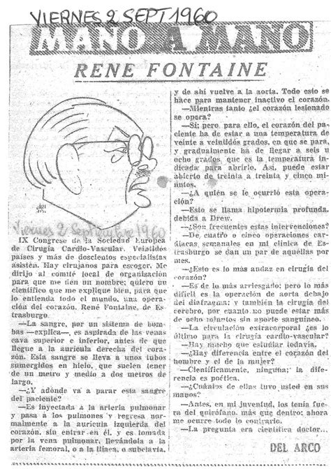 Blog Homenaje A Manuel Del Arco René Fontaine 2 Septiembre 1960