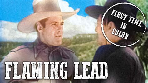 Flaming Lead COLORIZED Ken Maynard Full Western Movie Cowboy