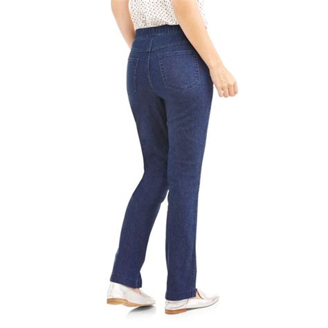 Realsize Womens Stretch Denim Pull On Bootcut Jeans