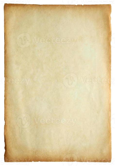 Old Vintage Paper Sheet Texture Isolated On White Background 12810803