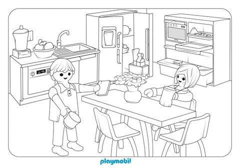 Coloriage Maison Playmobil Imprimer Ventana Blog