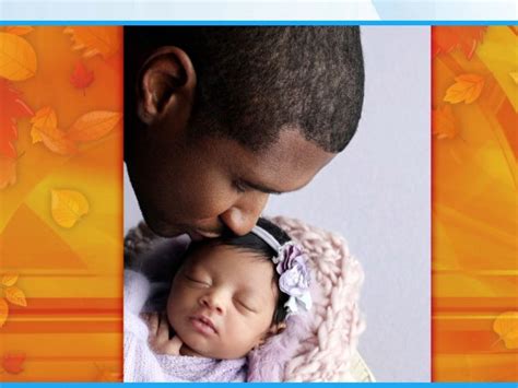 Usher Shares First Photos Of His Newborn Daughter on 'Ellen' - Essence ...