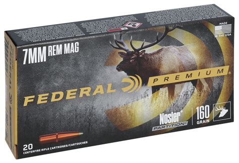 Federal Premium 7mm Rem Mag 160gr Partition Nechako Outdoors Canada