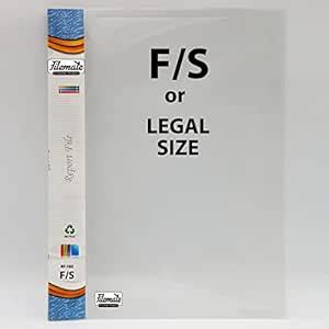 Filemate F S Or Legal Size Report File With Side Pocket Pack Of 10 Pcs