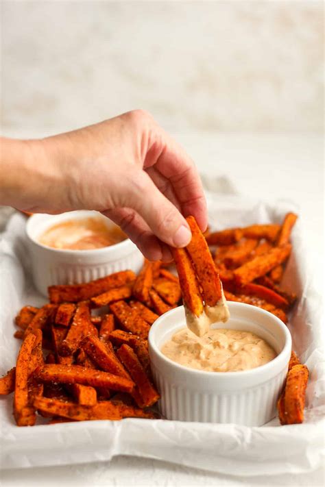 Spicy Baked Sweet Potato Fries Suebee Homemaker