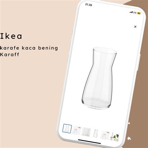 Jual Karafe Minuman Pitcher Liter Kaca Bening Gelas Vas Bunga Karaff