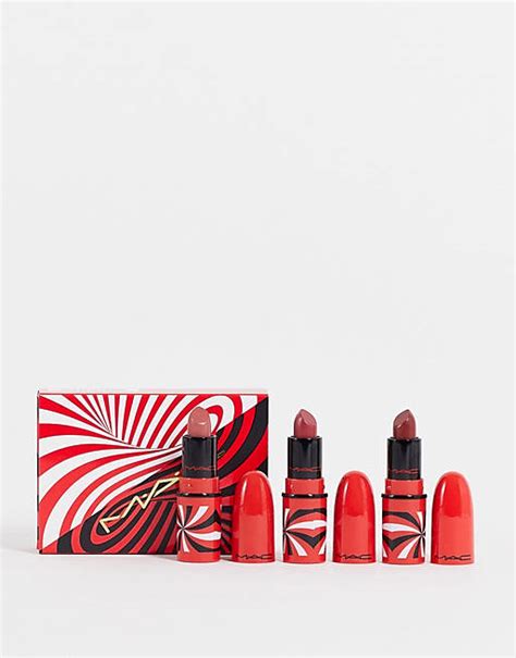 Mac Hypnotizing Holiday Tiny Tricks Mini Lippenstift Trio Geschenkset In Neutral Du Sparst