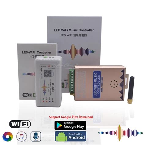 Lc A Lc B Wifi Spi Music Spectrum Dc V Controller For Ws