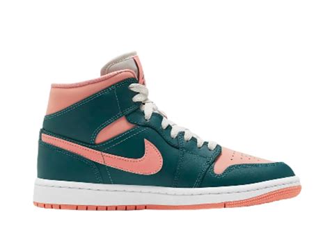 สนกเกอร Jordan 1 Mid Dark Teal Green W ซอ ขายของแท