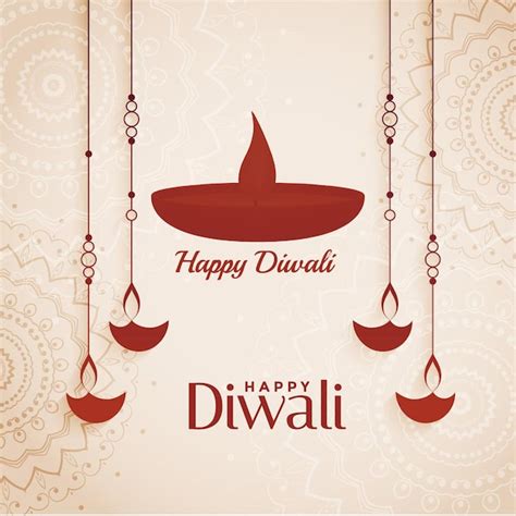 Premium AI Image | happy Diwali with lights