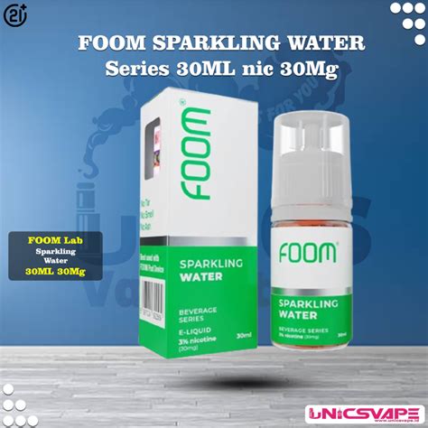 Jual FOOM SPARKLING WATER Series 30ML Nic 30Mg Salt Nicotine By FOOM