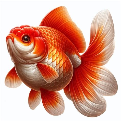 Goldfish Vector Cartoon Illustration Premium AI Generated Vector