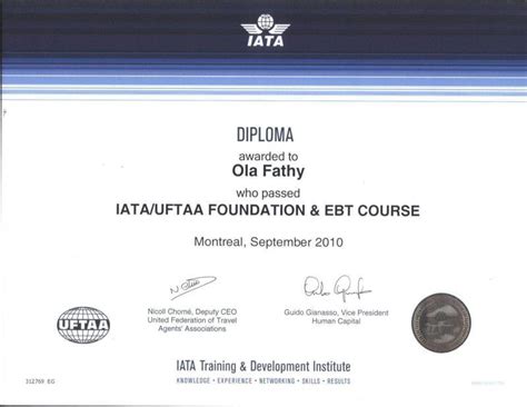 Eg Sky Travel And Tourism Training بعض من شهادات طلابنا Iata Amadeus