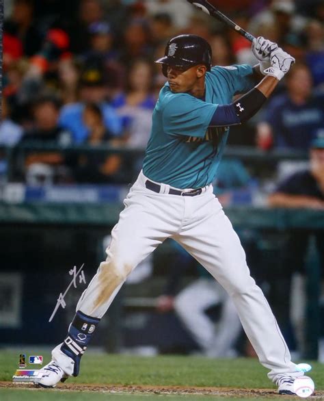 Ketel Marte Autographed 16x20 Photo Seattle Mariners