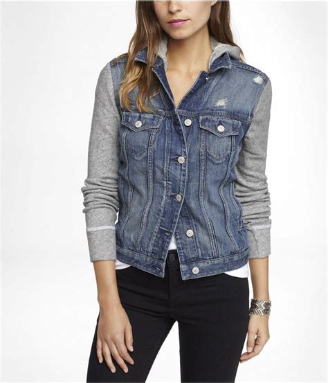 Pin By Wafa On Stitch Fix Hooded Denim Jacket Clothes Jackets