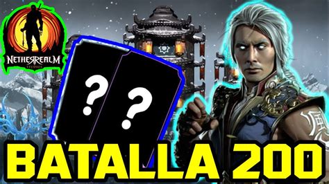 SHANG TSUNG MK1 Esta Vez BATALLA 200 Torre LOTO BLANCO FATAL