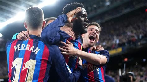 Barcelona Real Madrid Barca Take Huge Step Towards Title As Franck