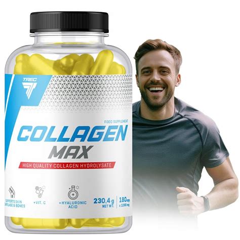 Kolagen W Kapsu Kach Trec Collagen Max Kaps Kwas Hialuronowy