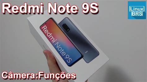 Xiaomi Redmi Note 9s CÂmera FunÇÕes Youtube