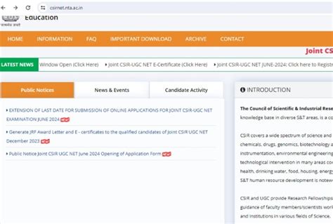 Csir Ugc Net Correction Window To Open Tomorrow Know How To Edit