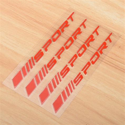 Sport Decal Sticker Wheels Rims Racing Car Sticker Self Adhesive Car