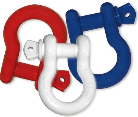 Recovery Old Glory Powdercoated D Ring Shackles