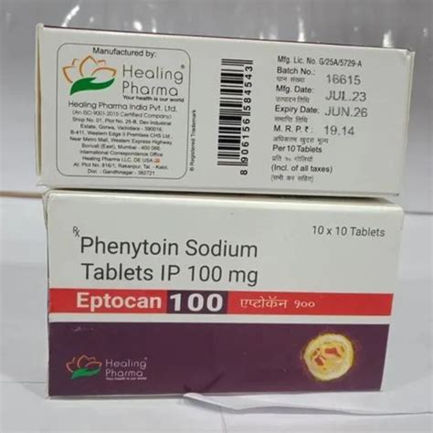 Eptocan Phenytoin Sodium 100mg Tablet At Rs 232 Box Phenytoin Sodium