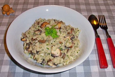 Pilz Risotto Mit Cognac Und Sahne Von EliasAlexander Chefkoch