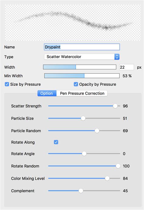 Someone asked for the brush settings on my... : VISUAL LEITMOTIF