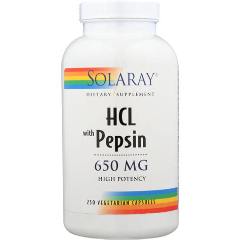 Solaray High Potency Betaine Hcl With Pepsin Ct Delivery Or