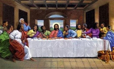 The Last Supper Poster African American Art Print By Johnny Etsy In