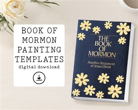 Custom Hand Painted Book Of Mormon Etsy