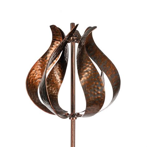 Wholesale Wind Spinner Tulip Bronze Alfresco Gardenware Fieldfolio