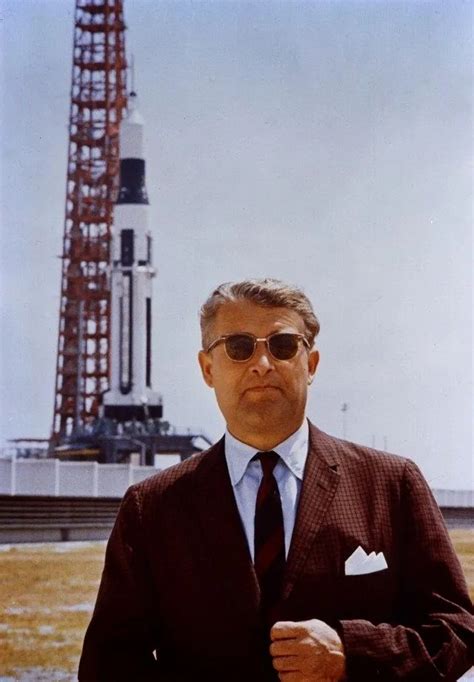 Dr Wernher Von Braun Chief Architect Of The Apollo Saturn V Rocket