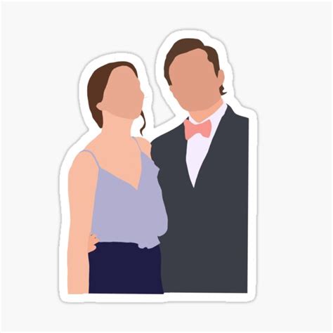 Chuck And Blair Sticker For Sale By Mashal1076 Redbubble