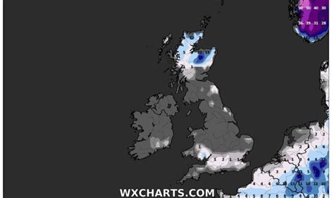 UK cold weather: Met Office pinpoints exact regions set for snow in ...