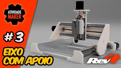 Cnc Router Revolution Eixo Apoio Youtube