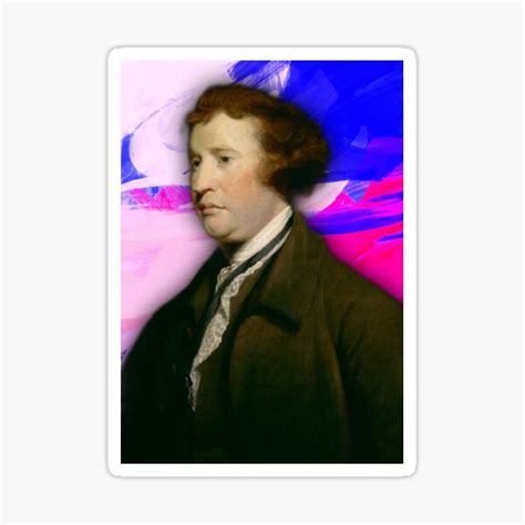 "Edmund Burke Artwork | Edmund Burke Portrait | Edmund Burke Wall Art " Sticker for Sale by ...