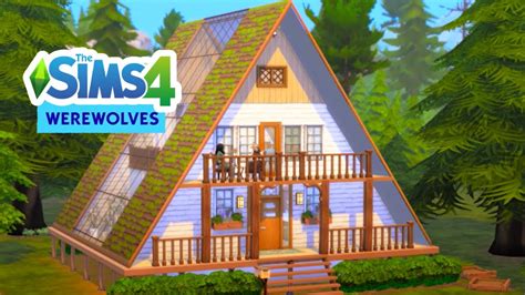 Romantic Werewolf Cabin The Sims Speed Build No Cc Youtube