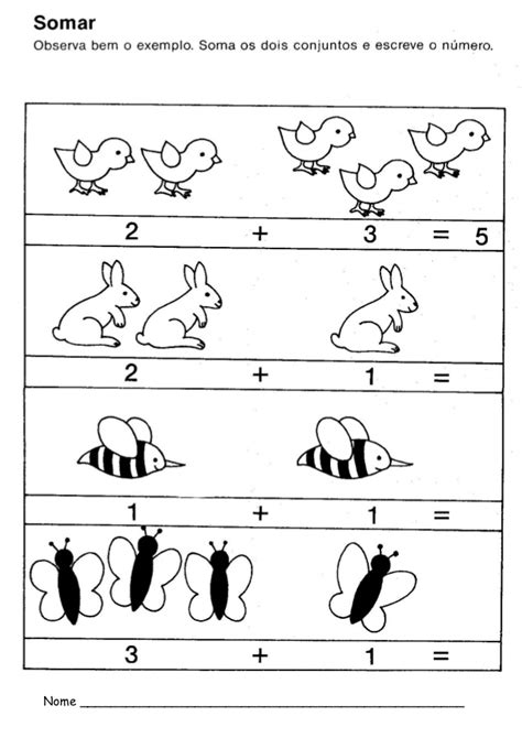 Actividades De Matematica Para Pre Escolar 12 Fichas E Atividades Images