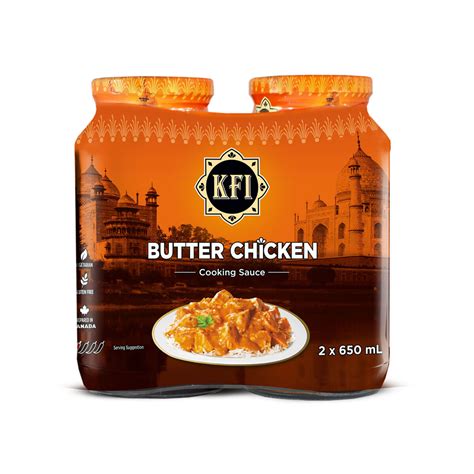 Kfi Butter Chicken Sauce 2 X 650ml Costco Uk Costco Uk