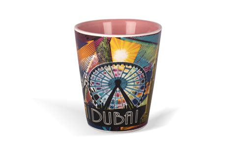 Dubai Printed Shot Glass - Al Jaber Gallery