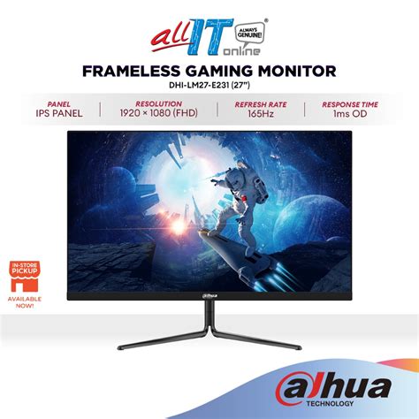 Dahua Lm E Fhd Ips Gaming Monitor Hz Adaptive Sync