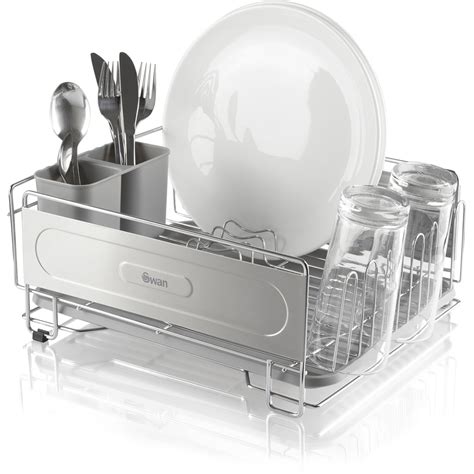 Swan Chrome Dish Rack Wilko