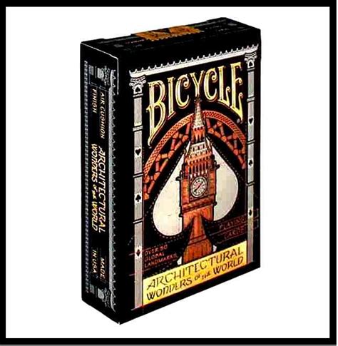 Bicycle Architectural Wonders Of The World Playing Cards Lazada PH