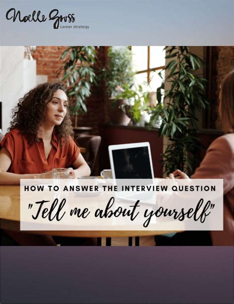 How To Answer The Interview Question Tell Me About Yourself Free Tips