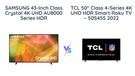 Samsung Au Vs Tcl Series K Tv Comparison Youtube